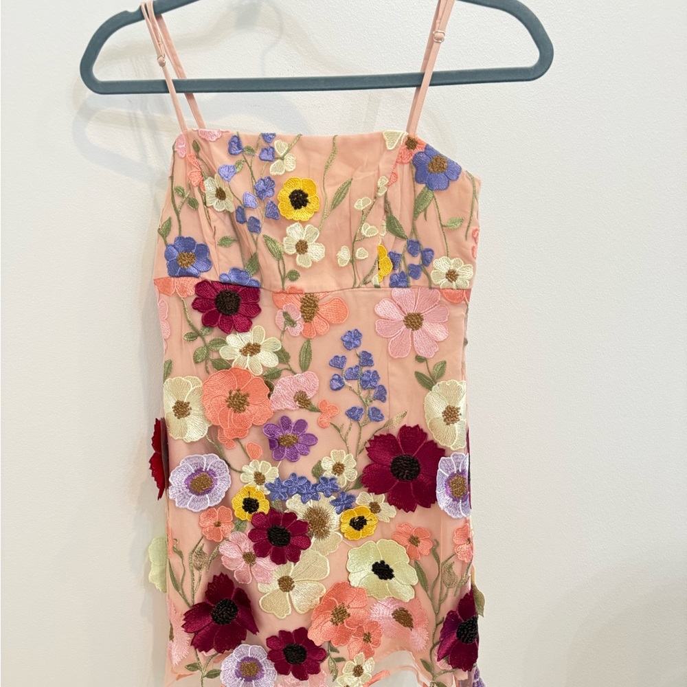 Storia Pink Garment with Embroidery